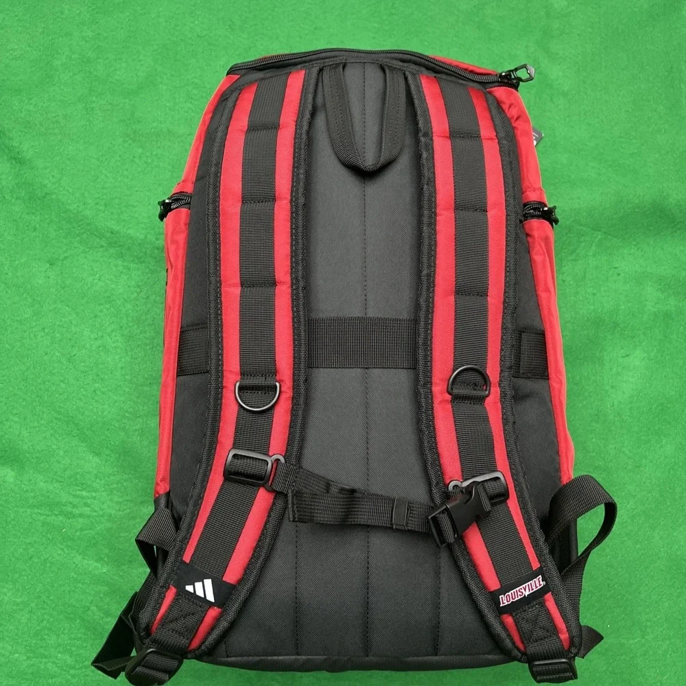 Adidas Red Louisville Cardinals 5 Star Football Team 2 Issued  backpack